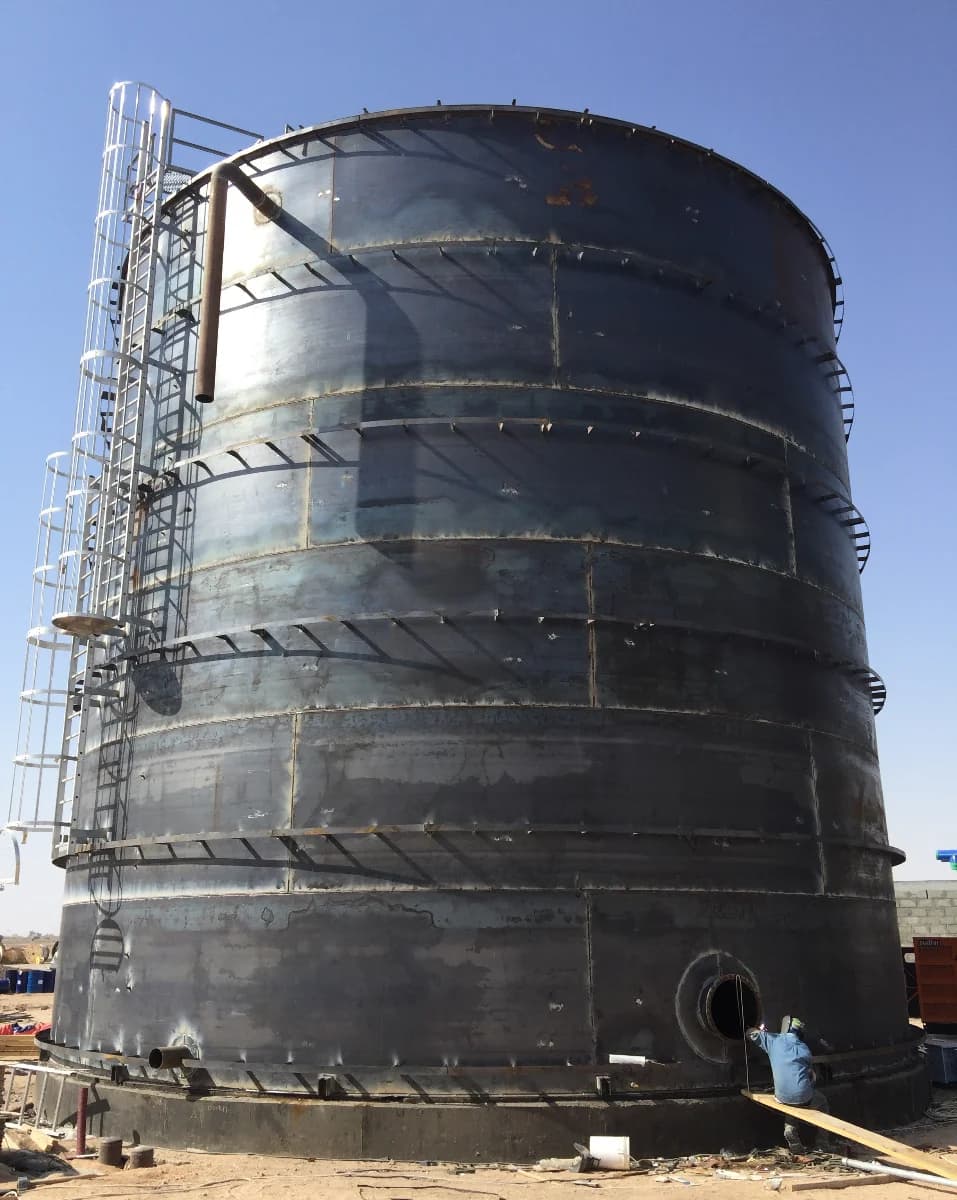 Final Tank Assembly & Welding Services – Steel Water Storage Tanks